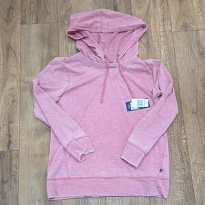 Marika Blush Pink Hooded Long Sleeve Top
